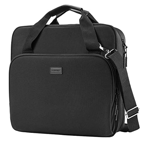 3 Inch 3 Ring Zipper Binder D-Ring with Strap & Multi-Pockets | Binder with Strap 700 Sheet Capacity for School and Office Binder Organizer, Compatible with 13-Inch MacBook/Table, Black - color: Black, size: 3Inch-D-ring