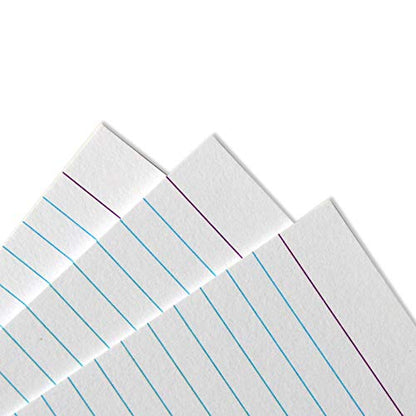 Home Advantage Single Sided Vertically Ruled White Index Cards (3-x-5)