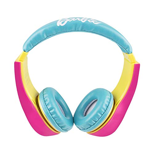 Sakar 30359-TRU Batman Kid Safe Over the Ear Headphone w/ Volume Limiter, Barbie Pink - style: Barbie