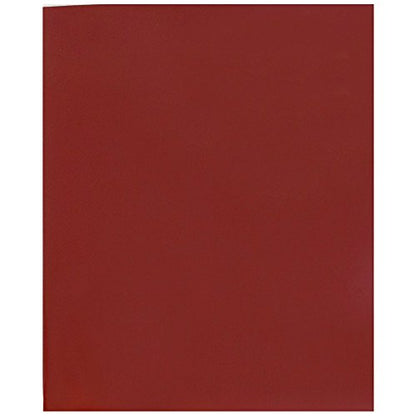 JAM PAPER Laminated Two Pocket Glossy School Folders - Letter Size - High Gloss Maroon Red - 6/Pack - color: Maroon, size: Pack of 6 Folders