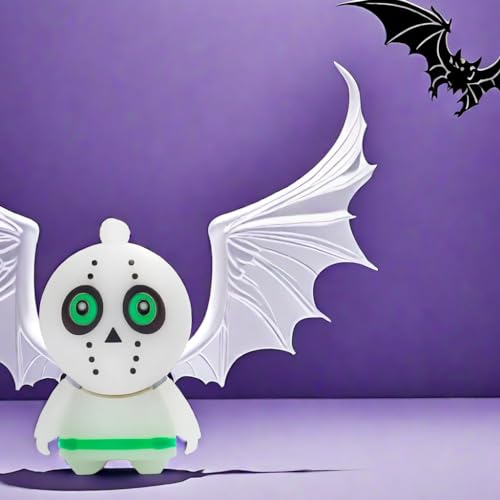 128GB USB 3.0 Flash Drive Cartoon Novelty Halloween White Devil Memory Stick Silicone Rubber Pendrive - color: Halloweendevil, size: 128GB 3.0