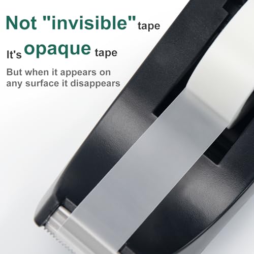 OWLKELA - 6 Rolls Matte Tape, Tape Refills for Dispenser, Invisible, Foggy Translucent Wrapping Tapes, All-Purpose Glossy Tapes for Office, Home, School, 0.7 in x 1000 Inches - size: 6 Pcs