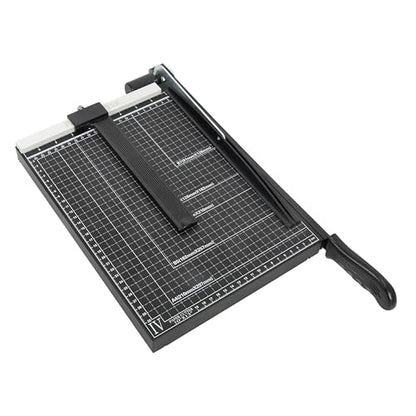 Precision Paper Cutter for A4/B5/A5/B6/B7, 10x13 inches, 70GSM Capacity, Metal Base Black - color: Black