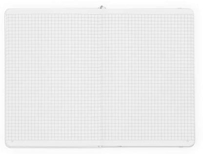 Minimalism Art, Premium Hard Cover Notebook Journal, Medium Size, A5 5.8" x 8.3", 186 Numbered Pages, Gusseted Pocket, Ribbon Bookmark, Extra Thick Ink-Proof Paper 120gsm (Squared, Amber)