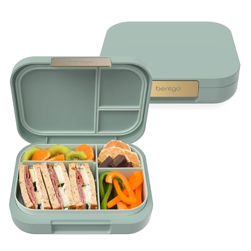 Bentgo® Modern - Leak-Resistant Bento Lunch Box For Adults, Teens, & Larger Appetites; Reusable BPA-Free Meal Prep Container with 3 or 4 Compartments, Dishwasher/Microwave Safe; 5 Cups (Mint Green) - color: Mint Green
