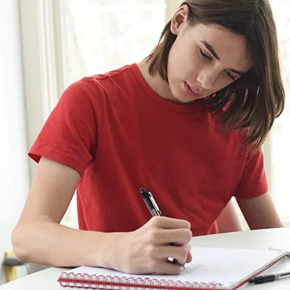 Hamelin, Spiral Notebook, 8x10in, College Ruled, Hardcover, 75shts/150 Pages, 1 Subject Notebook, RUBY Red - color: RUBY Red