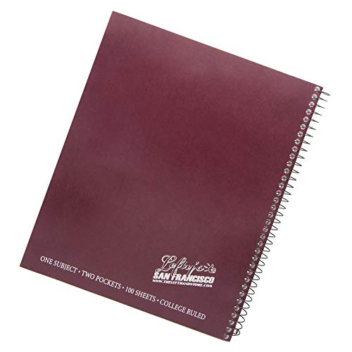 2 Left-Handed College Ruled Notebooks With Lefty's Logo Plus 3 Left-Handed Visio Pens, Assorted Colors