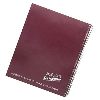 2 Left-Handed College Ruled Notebooks With Lefty's Logo Plus 3 Left-Handed Visio Pens, Assorted Colors