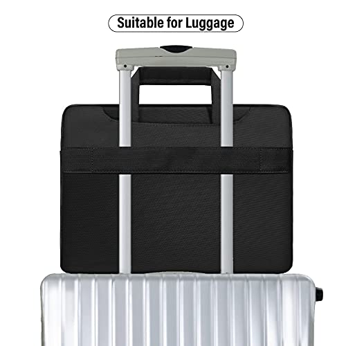 iBenzer 15.6 16 inch Laptop Computer Sleeve Carrying Case Bag for New MacBook Air 15-inch M2 A2941, MacBook Pro 15/16-inch, 15" Surface/Dell/HP/Acer/Lenovo Chromebook, Black LS-SLD15-BK - color: Black, size: 15 INCH