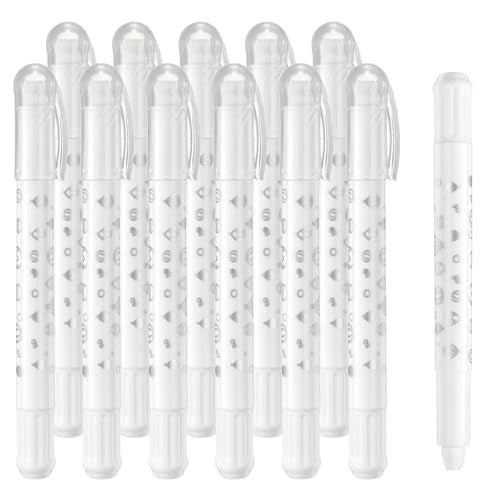 PATIKIL Watercolor Gel Crayon, 12Pcs Washable Twist Coloring Crayons Bulk Blendable for Coloring, Drawing, Painting, White Crayon - color: White