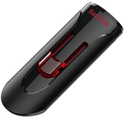 SanDisk 16GB (10 Pack) Glide Flash Drive USB 3.0 Pen Drive for Computers | Up to 100MB/s Read Speed, Retractable Memory Stick, SDCZ600-016G-B35 - Bundle with (10) Everything But Stromboli Lanyards