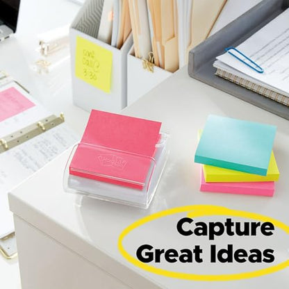 Post-it Pop-up Notes, 3 x 3 in, Poptimistic Collection, 18 Pads | School Supplies, Office Products, Accordion Sticky Notes work with Pop-Up Note Dispenser