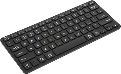 Targus Compact Multi-Device Bluetooth Keyboard - Compatible with Chrome OS, Windows, macOS, iOS, and Android (AKB862US)