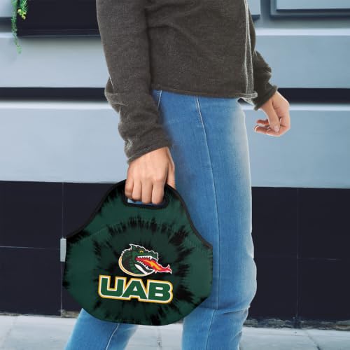 University Of Alabama At Birmingham Tie-Dye Soft Neoprene Lunch Bag, School - color: Alabama-Birmingham UAB Blazers