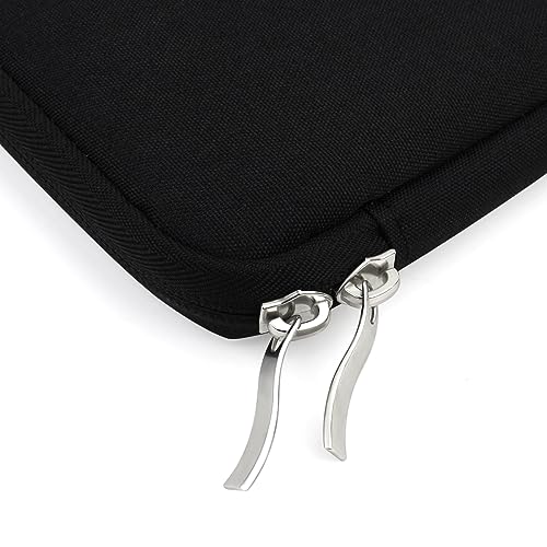 13 Inch Laptop Sleeve Case for MacBook Neo 13'' | Protective with Adjustable Handle Carrying Canvas Bag Accessories for Students Home Office (Black) - color: Black