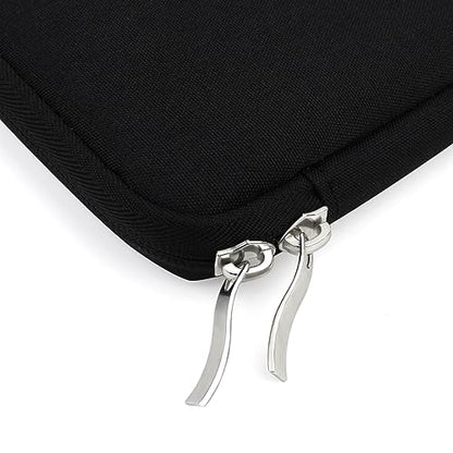 13 Inch Laptop Sleeve Case for MacBook Neo 13'' | Protective with Adjustable Handle Carrying Canvas Bag Accessories for Students Home Office (Black) - color: Black