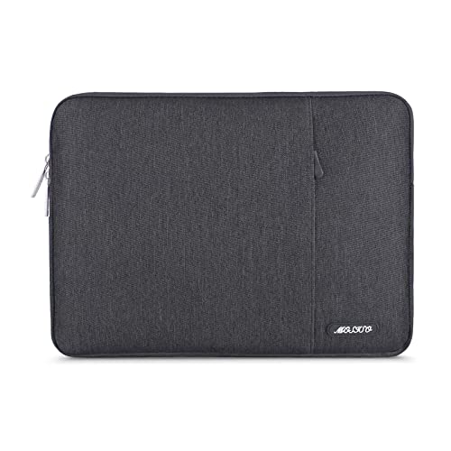 MOSISO Laptop Case 12.3 inch, 11.6-12.3 inch Laptop Sleeve Compatible with MacBook Air 11.6, Acer HP Dell Lenovo Samsung, Surface Pro, Polyester Vertical Computer Sleeve Bag with Pocket, Space Gray - color: Space Gray, size: 12.3 inch