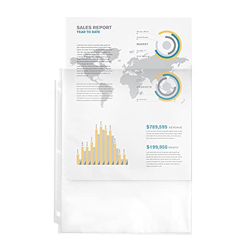 Avery Clear Economy Sheet Protectors, Top Load, 50 Document Protectors (74090)