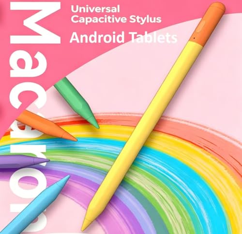 Stylus Pen Android for Samsung Galaxy Tab A11+ / A11 / A9+ / A9 / A8 Tablet S Pen, Stylus Compatible with Android Tablet Devices, Touch Screen Stylus with High Sensitivity (Yellow) - color: Yellow
