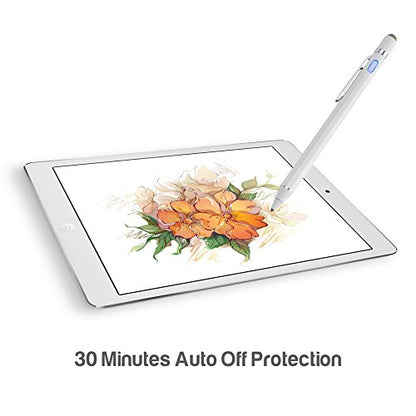 Stylus for Dell XPS 15" 2-in-1 9575 9570 Pen, EDIVIA Digital Pencil with 1.5mm Ultra Fine Metal Tip Pencil for Dell XPS 15" 2-in-1 9575 9570 Stylus, White