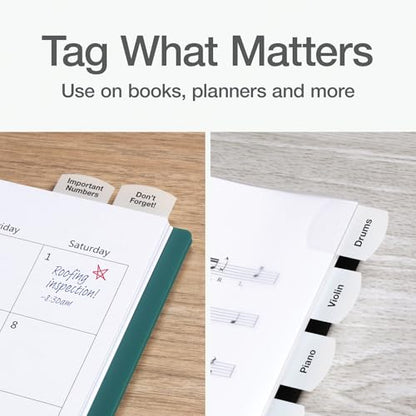 Redi-Tag Copier/Laser/Inkjet Index Dividers (RTG33117),White (Pack of 12) - size: 100 Tabs (Pack of 12)