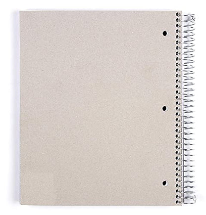 Mintra Office Durable Spiral Notebooks, 5 Subject (Arctic Ice, Wide Ruled 1pk) - color: Arctic Ice, size: Wide Ruled 1pk