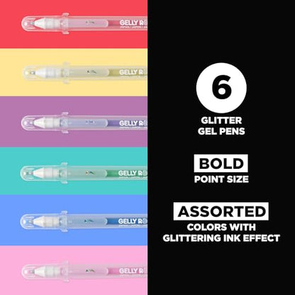 SAKURA 37903 6-Piece Gelly Roll Assorted Colors Stardust Galaxy Pen Set - style: 6 Galaxy Pens