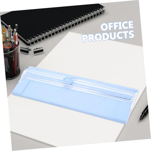 KALLORY Portable Paper Trimmer Small Manual Photo Cutting Tool for Crafting Scrapbooking and Office Use Effortless Operation with Elegant Design and Versatile Functionality