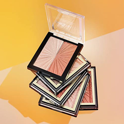 Wet n Wild MegaGlo Blushlighter, Blendable Blush & Highlighter Set, Shimmery Metallic Finish, Highlight Bling - color: 2- Highlight Bling