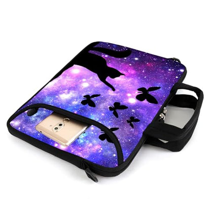 15" laptop sleeve laptop bag chromebook case adjustable shoulder strap with handle accessory pocket for men women (RYD-15-14) - color: Ryd-15-14
