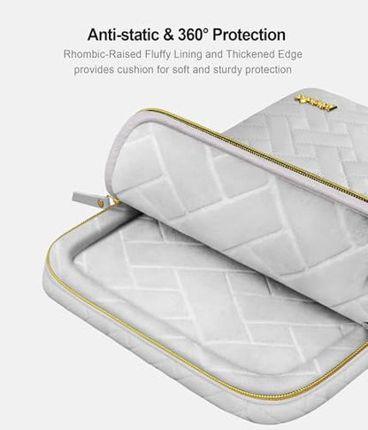 Lacdo 360° Protective Laptop Sleeve Case for 13 inch New MacBook Air M5 A3449 (2026), M4 A3240 2025, M3 A3113, M2 A2681, M1 A2337 A2179 A1932 | 13 inch MacBook Neo A18 Pro A3404 (2026), Space Gray - color: Space gray, size: New MacBook Air/Neo/Pro 13 Inch