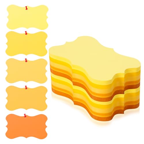 150 Pcs Yellow Blank Index Cards 3x5 Inch Study Notecards Blank Flash Cards Assorted Cardstock Paper Business Cards Heavy Note Cards For Studying Organizing School Office Supplies - color: Yellow