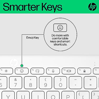 HP 350 BT Multi-Device Keyboard White - color: Pike Silver, style: BT Keyboard