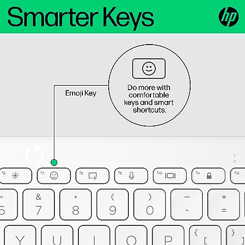 HP 350 BT Multi-Device Keyboard White - color: Pike Silver, style: BT Keyboard