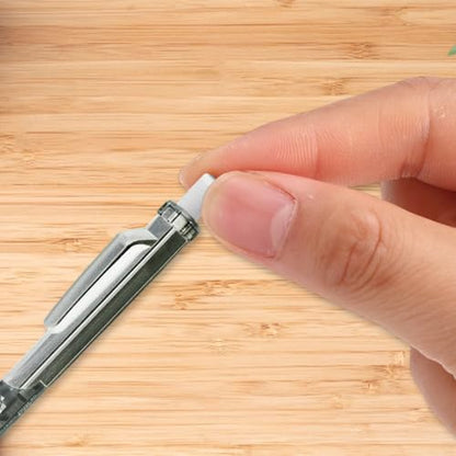 100 Pcs Mechanical Pencil Eraser Refills, No-Trace White Refill Erasers for Most Standard Propelling Pencils Paper-Friendly for Office School Home Notebook & Sketching