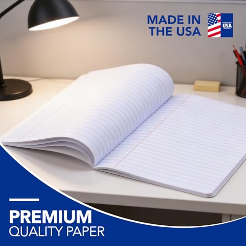 KAISA Composition Notebooks 100Sheets Comp Book,Wide Ruled 9.75x7.5inch, Classic Marble Composition Books, Carton of 20pads, C10001W - color: 20pad, size: wide