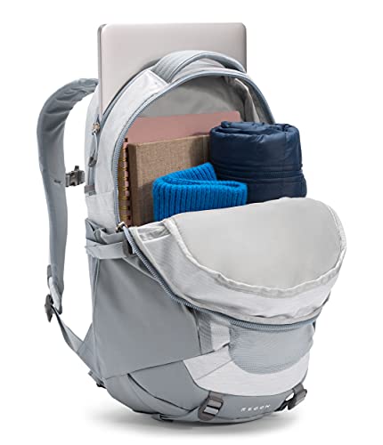 The North Face Women's Recon Everyday Laptop Backpack, TNF White Metallic Mélange/Mid Grey, One Size - color: Tnf White Metallic Mélange/Mid Grey