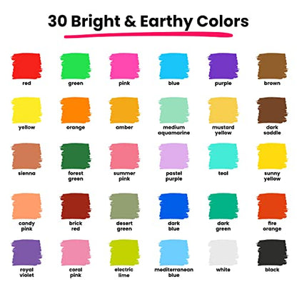 Fine Tip Chalk Markers (30 Pack - Neon & Pastel) Chalk Pens - Dry Erase Marker Pens for Blackboard, Chalkboards Signs, Windows, Bistro - 3mm Reversible Tip - style: Fine Tip - 3mm