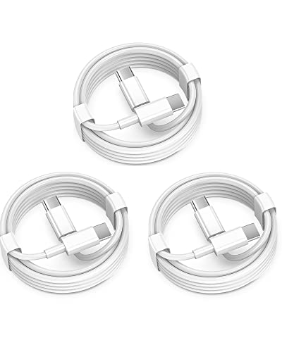 USB C to USB C Charging Cable for Apple, 3ft 60W 3Pack, USBC/Type C to Type C Fast Charger Cord Compatible for iPhone 17/17 Pro Max/17 Air, iPhone 16/16 Pro/16 Pro Max, iPad Pro/Air 5, MacBook - size: 3FT