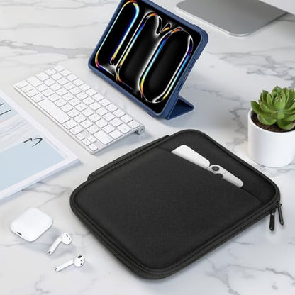 MoKo 13.3-14 Inch Padded Laptop Sleeve Protective Carrying Bag for New 13-inch MacBook Neo A18 Pro 2026/Mac Air M5-M1, 14" MacBook Pro M5 Pro/M5 Max/M5/M4/M3/M2/M1, Laptop Bag with Handle, Black - color: Black, size: 13.3-14 Inch
