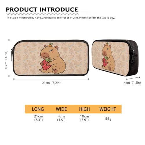 BIGCARJOB Capybara School Bags Set for Kids Girls Large Backpack Back to School Bookbags Set with Lunch Box and Pencil HolderTeens College Student Casual Daypack - color: Capybara Print, size: One Size