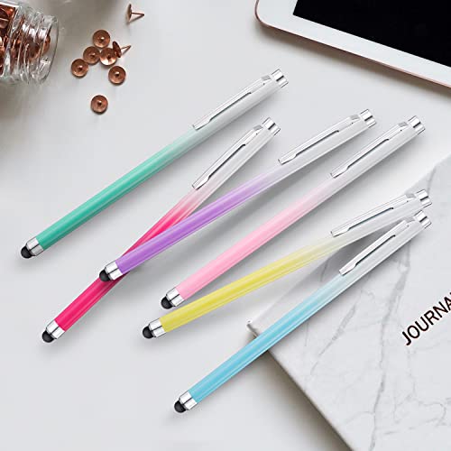 Stylus Pens for Touch Screens 12 Pack, Linfanc High Sensitivity and Precision Capacitive Stylus Pens for iPad, Tablets, Smartphones - color: Multicolor - 12 Pack