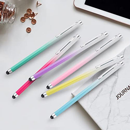 Stylus Pens for Touch Screens 12 Pack, Linfanc High Sensitivity and Precision Capacitive Stylus Pens for iPad, Tablets, Smartphones - color: Multicolor - 12 Pack