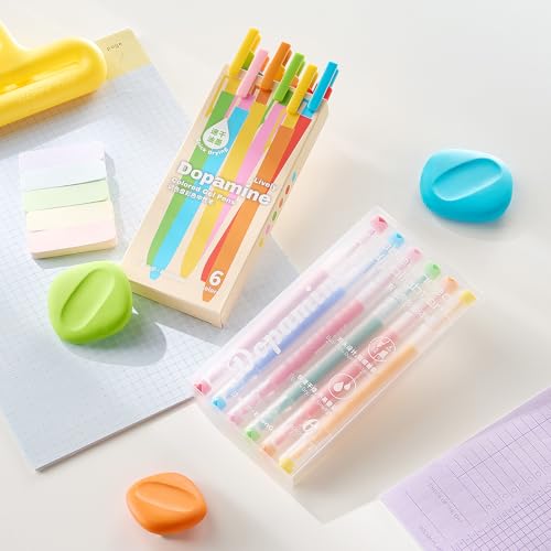 Bible Highlighters, 12 Pack Pastel No-Bleed Dual Chisel & Fine Tip | Double-ended chisel & fine tips, quick-dry no-bleed pastel ink. Ideal for Bible study, school notes, journaling & art crafts. - color: dopamine