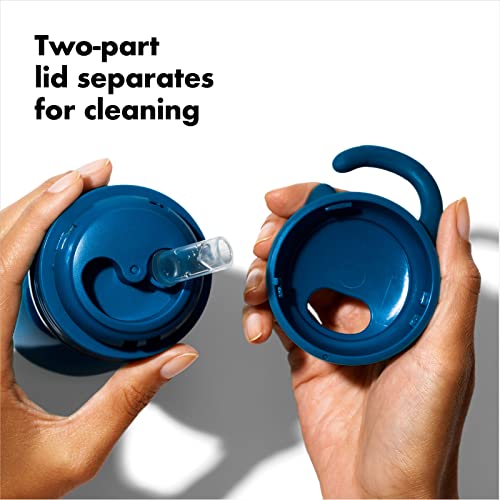 OXO Tot Adventure Water Bottle Navy - color: Navy, size: 12 Ounces