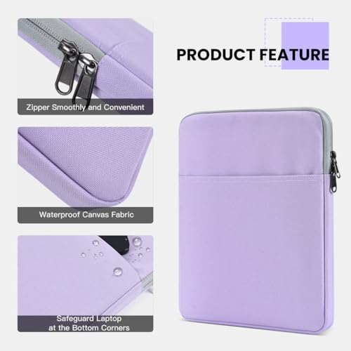 11 Inch iPad Pro Sleeve for iPad Pro M5 M4 & Air M4 M3 M2, iPad A16, Galaxy Tab A9+/ A9+ Plus, Air 5/4/3 Case Bag, Purple - color: Purple, size: 9-11 Inch