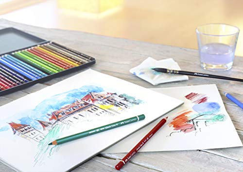 Faber-Castell Art & Graphic Albrecht Dürer Watercolour Pencil, (141), Delft Blue, For Art, Craft, Drawing, Sketching, Home, School, University, Colouring - color: Delft Blue