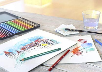 Faber-Castell Art & Graphic Albrecht Dürer Watercolour Pencil, (141), Delft Blue, For Art, Craft, Drawing, Sketching, Home, School, University, Colouring - color: Delft Blue