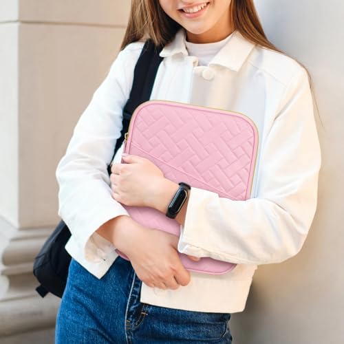Lacdo Tablet Sleeve Case for 11 inch iPad A16 / 11 inch iPad Air M4 M3 M2 / 11" iPad Pro M5 M4 / 10.9" iPad/ 10.2" iPad /10.9" ipad Air, 11" Samsung Galaxy Tab A9+ Bag, Fit Magic Keyboard, Sakura Pink - color: Sakura Pink, size: 9-11 Inch