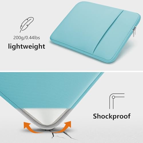 11-11.6 Inch Laptop Sleeve Shockproof Case Padded Computer Protective Cover with Pocket Compatible with 11.6" MacBook Acer ASUS HP Stream Dell Samsung Chromebook Notebook, Blue - color: Blue, size: 11"-11.6"